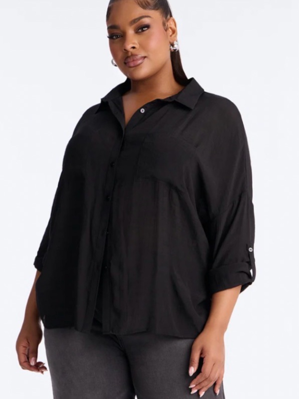 NWT Fashion Nova Button-Down Shirt